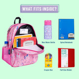 Wildkin Rainbow Unicorns Sidekick Backpack School Bag Contents