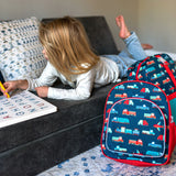 Wildkin Transportation Kids Pack 'n Snack Backpack Boy Lifestyle