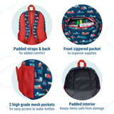 Wildkin Transportation 16 inch Backpack School Bag (For Primary School)