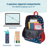 Wildkin Transportation 16 inch Backpack School Bag (For Primary School)