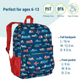 Wildkin Transportation 16 inch Backpack School Bag (For Primary School)