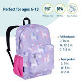 Wildkin Unicorns 16 inch Backpack School Bag (For Primary School)