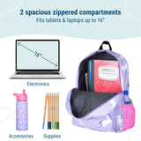 Wildkin Unicorns 16 inch Backpack School Bag (For Primary School)