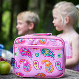 Wildkin Olive Kids Pink Paisley Lunch Box Bag [BPA-Free]