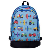 Wildkin Olive Kids Trains, Planes & Trucks Sidekick Backpack - Petit Fab Singapore