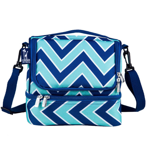 Wildkin Zig Zag Refresh Double Decker Lunch Bag Bag [BPA-Free] - Petit Fab Singapore