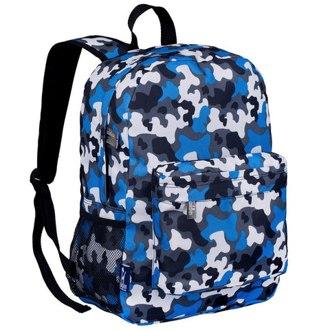 Wildkin Blue Camo Crackerjack Backpack - Petit Fab Singapore