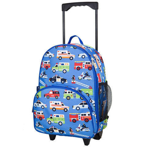 Wildkin Olive Kids Heroes Rolling Luggage Trolley School Bag - Petit Fab Singapore