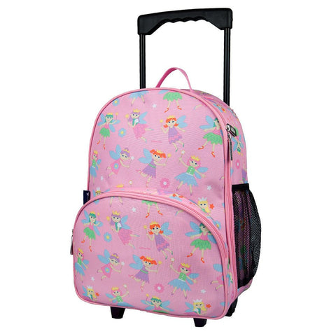 Wildkin Olive Kids Fairy Princess Rolling Luggage Trolley School Bag - Petit Fab Singapore