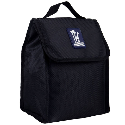 Wildkin Rip Stop Black Lunch Bag [BPA-Free] - Petit Fab Singapore