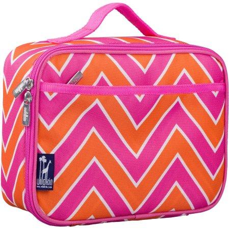 Wildkin Zigzag Pink Lunch Box Bag [BPA-Free] - Petit Fab Singapore